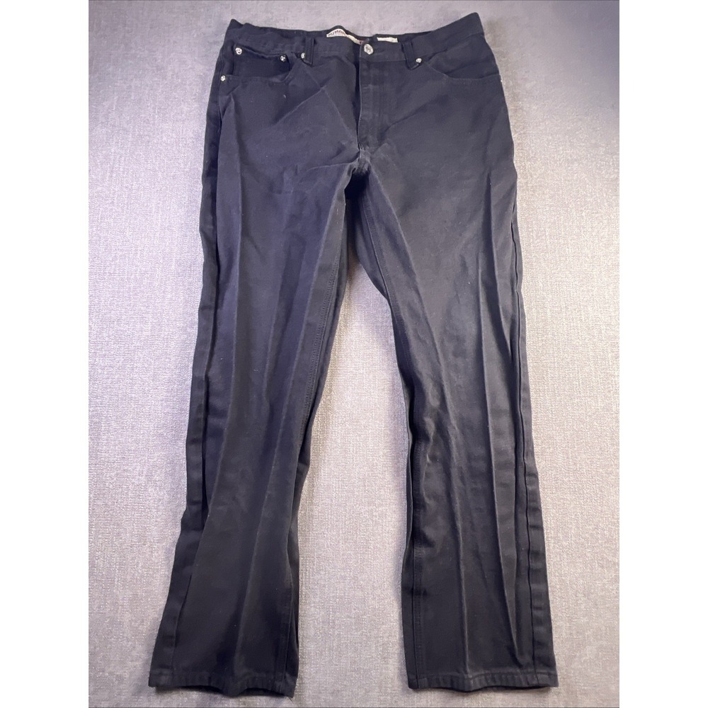Vintage PJ Mark Jeans Men's 40x34 (38x33)Black Made USA Hip Hop Biker Grunge 90s